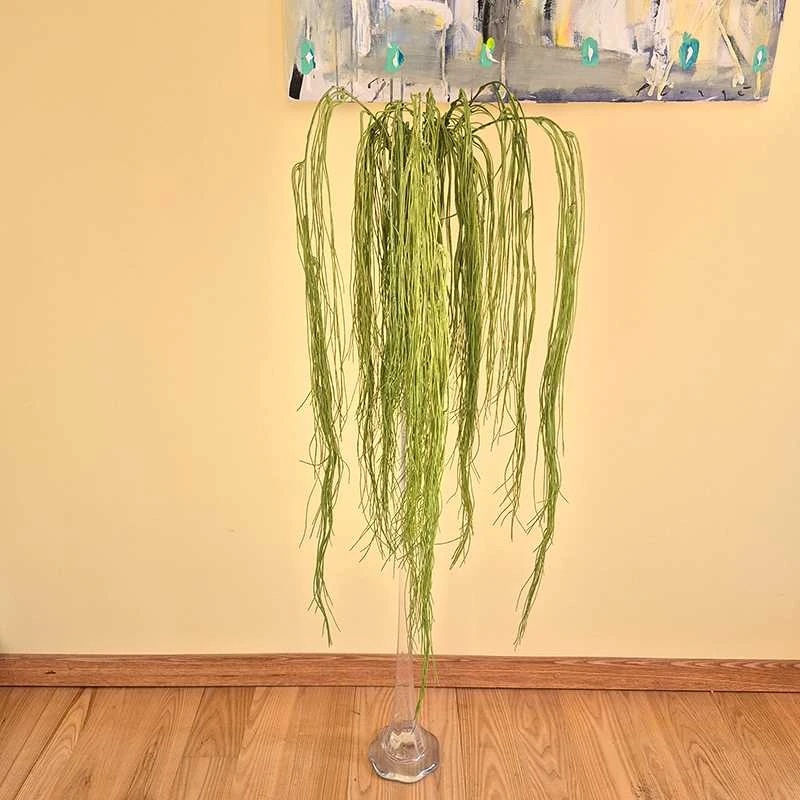Dirbtinė svyranti žalia šaka, 140 cm