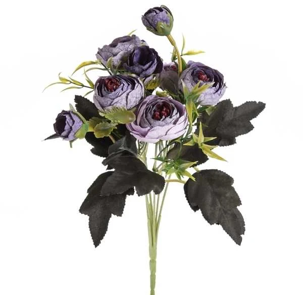 Dirbtinė vėdryno puokštė, 27 cm - Melsva