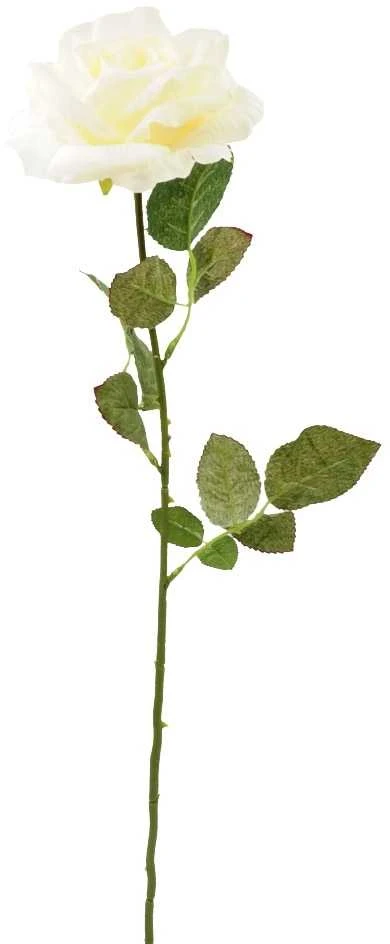 Dirbtinės rožės šaka, 70 cm - Juoda