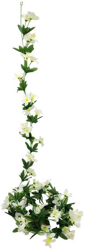 Dirbtinių jazminaičių girlianda, 220 cm - Geltona