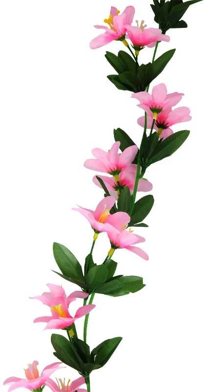 Dirbtinių jazminaičių girlianda, 220 cm - Geltona