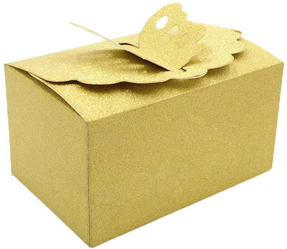 Dovanų dėžutė, 7,5x13x5 cm - Auksinė