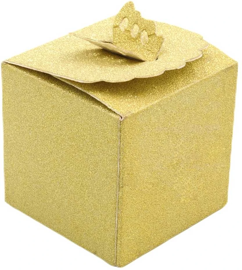 Dovanų dėžutė, 5x5x5 cm - Auksinė