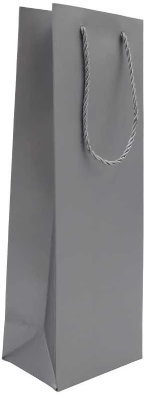 Dovanų maišelis buteliui, 12x35x9 cm - Mėlyna