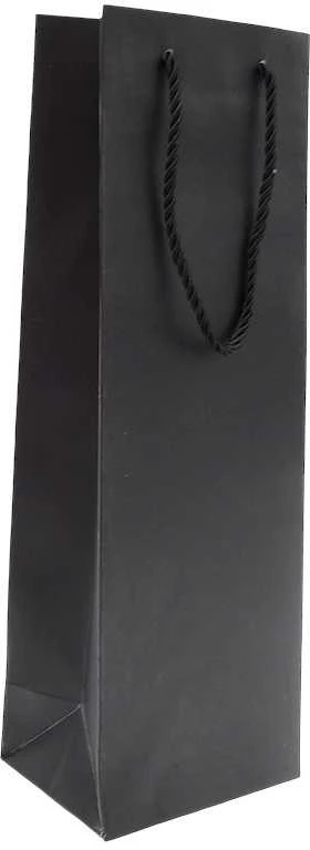 Dovanų maišelis buteliui, 12x35x9 cm - Mėlyna