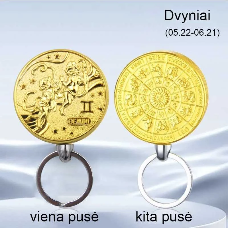 Dujinis žiebtuvėlis zodiakas Dvyniai