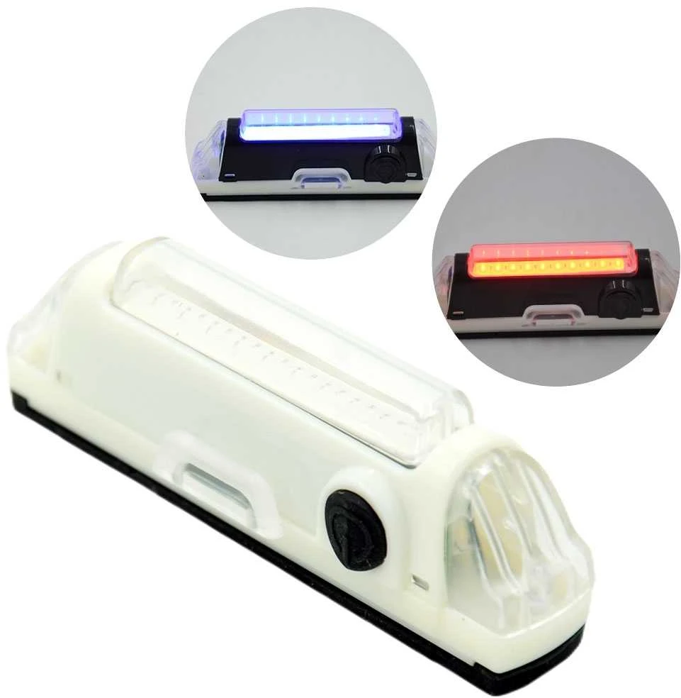 Dviračio žibintas, su USB jungtimi - Geltona