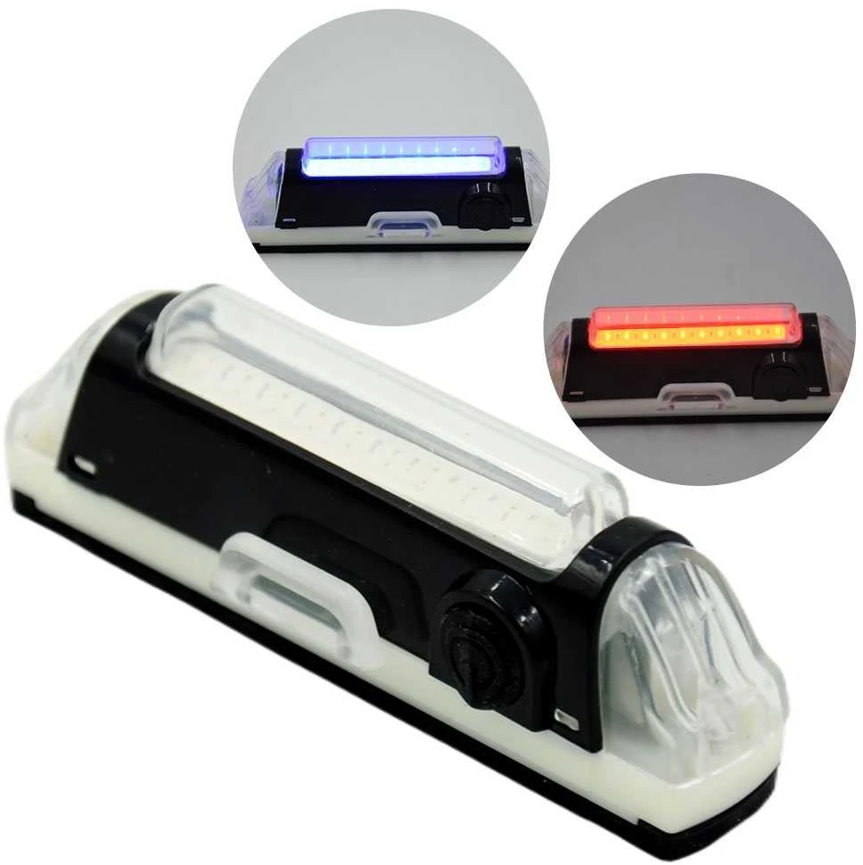 Dviračio žibintas, su USB jungtimi - Geltona