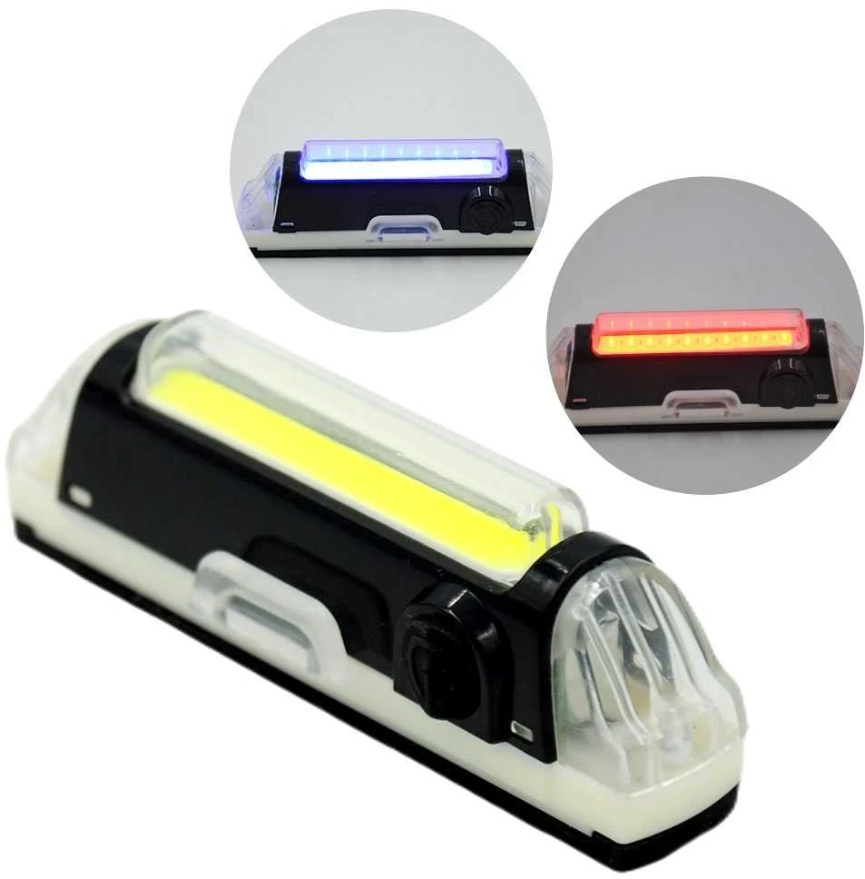 Dviračio žibintas, su USB jungtimi - Geltona