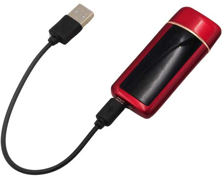 Elektrinis žiebtuvėlis su LED Vyčio paveikslėliu - Mėlyna