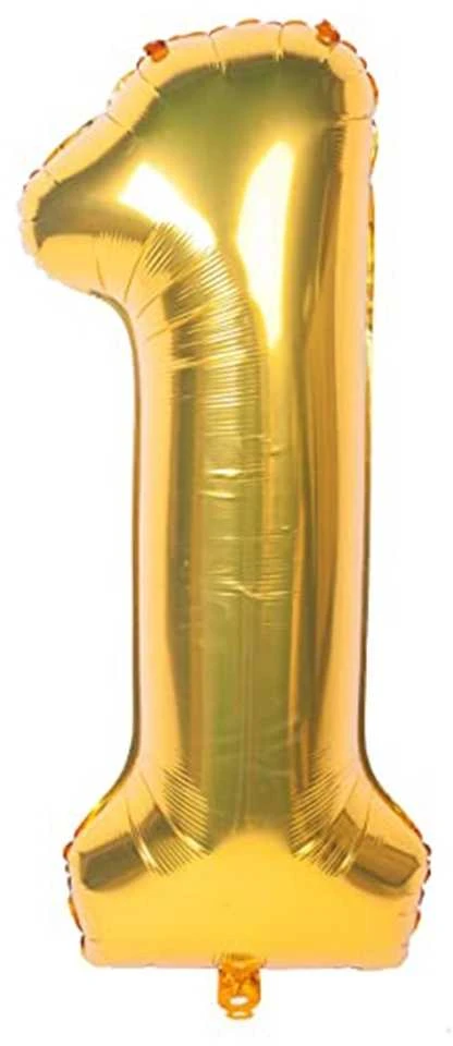 Foliniai balionai skaičiai, 95 cm - Juoda - 7