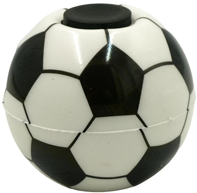 Futbolo kamuoliukas ir suktukas (spineris) 2-viename, 7,6 cm