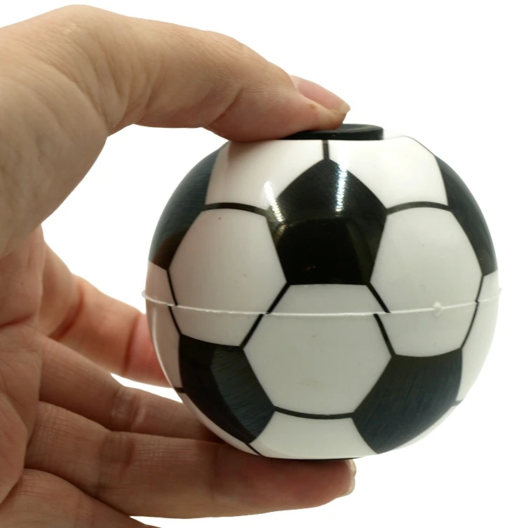 Futbolo kamuoliukas ir suktukas (spineris) 2-viename, 7,6 cm