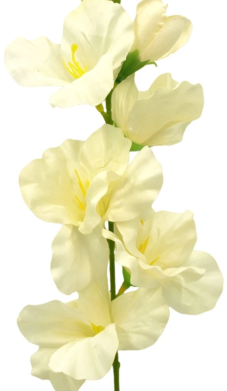 Gelsvas dirbtinis kardelis ant koto, 57 cm