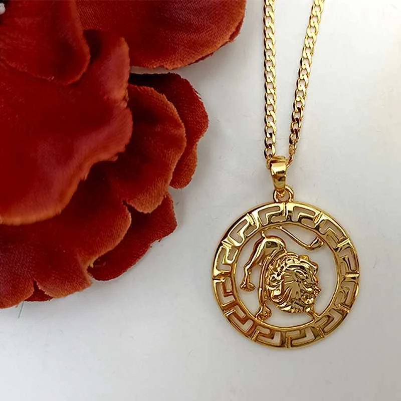 Grandinėlė su zodiako ženklu Liūtas, 49 cm