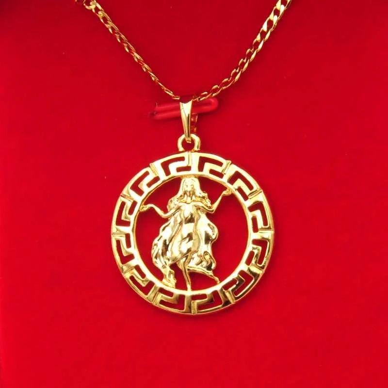Grandinėlė su zodiako ženklu Mergelė, 49 cm