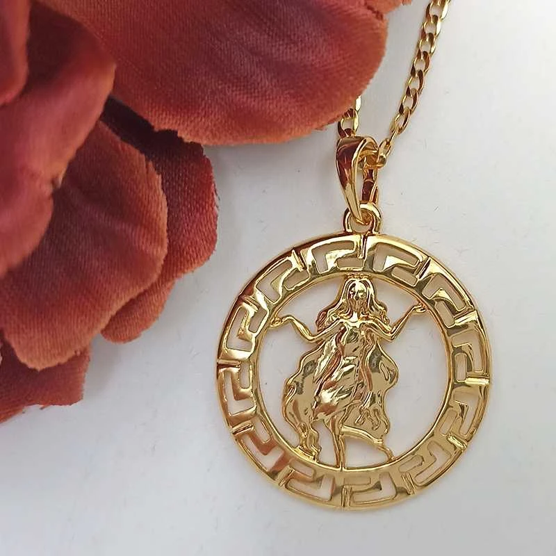 Grandinėlė su zodiako ženklu Mergelė, 49 cm