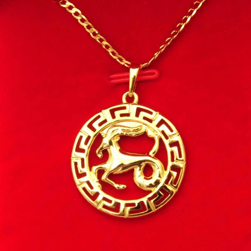 Grandinėlė su zodiako ženklu Ožiaragis, 49 cm