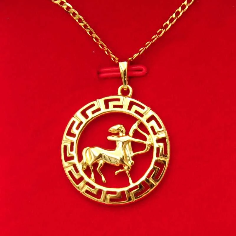Grandinėlė su zodiako ženklu Šaulys, 49 cm