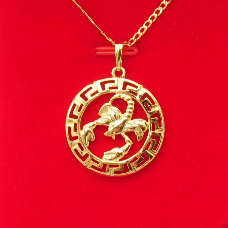 Grandinėlė su zodiako ženklu Skorpionas, 49 cm