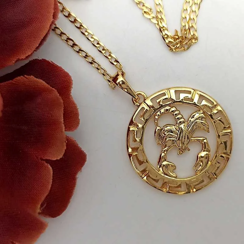 Grandinėlė su zodiako ženklu Skorpionas, 49 cm