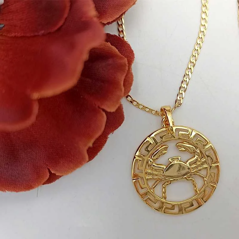 Grandinėlė su zodiako ženklu Vėžys, 49 cm