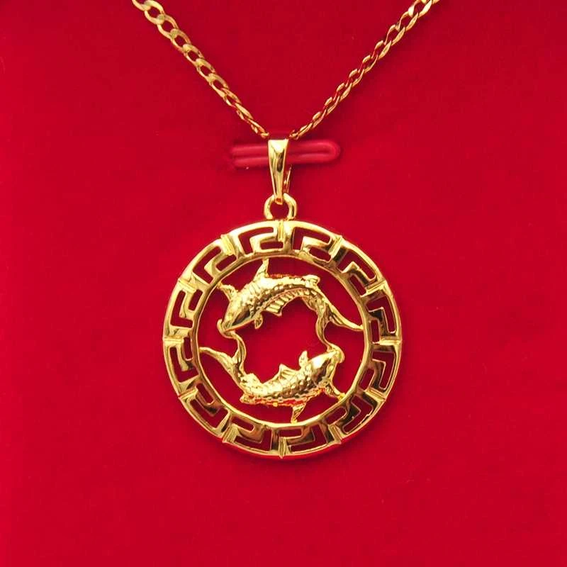 Grandinėlė su zodiako ženklu Žuvys, 49 cm