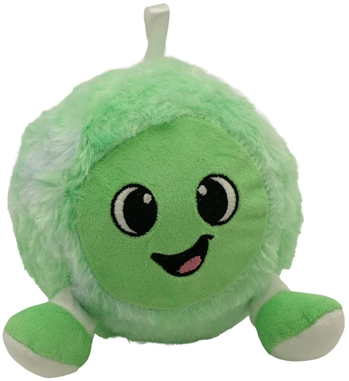 Guminis pripučiamas kamuolys su kojytėmis, 15 cm - Žalia