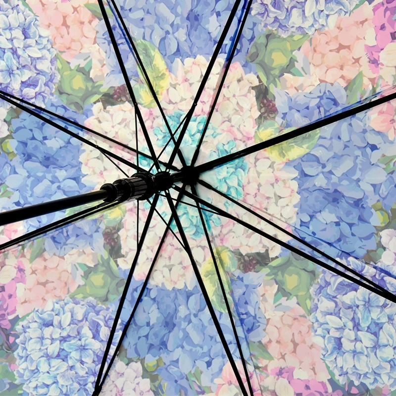 Ilgas pusiau automatinis skėtis - Rožinė