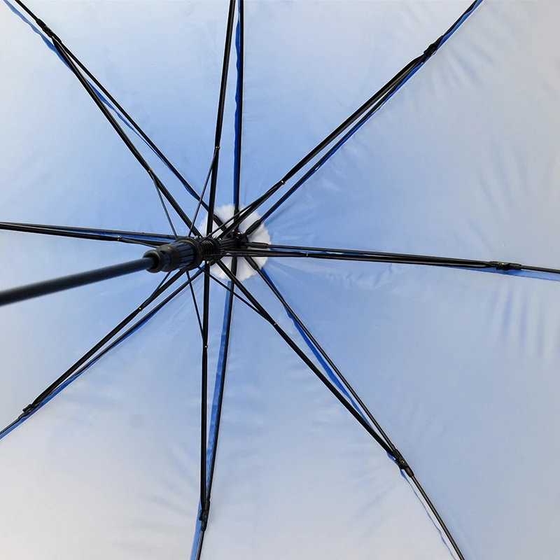 Ilgas pusiau automatinis skėtis - Žydra