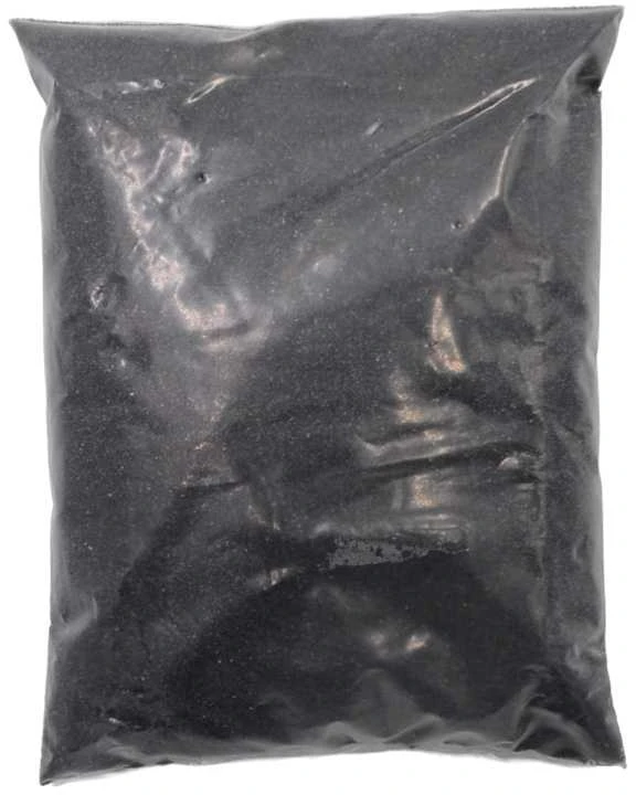 Juodas dekoratyvinis smėlis, 1kg