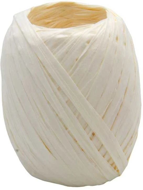 Juostelė Raffia dovanoms pakuoti, 20 m - Šviesiai ruda