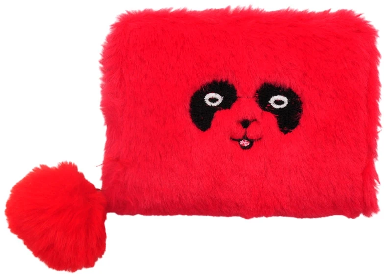 Kailinė vaikiška piniginė "Panda" - Raudona