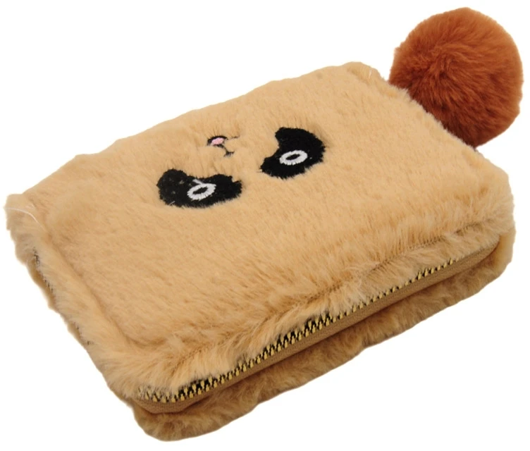 Kailinė vaikiška piniginė "Panda" - Raudona