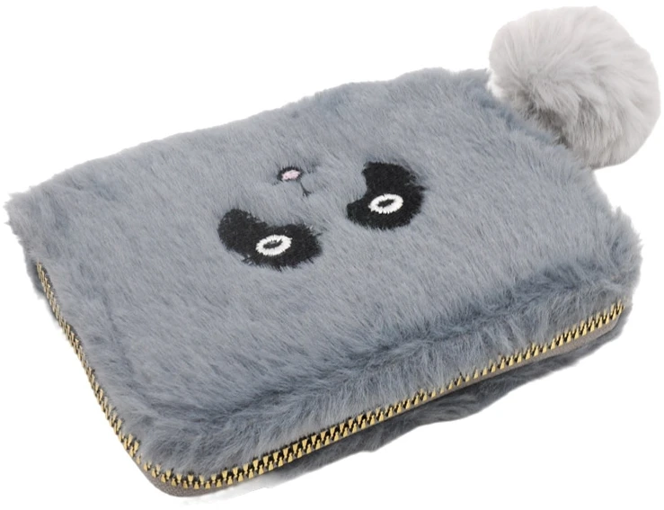 Kailinė vaikiška piniginė "Panda" - Raudona