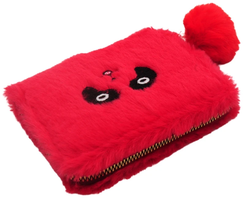 Kailinė vaikiška piniginė "Panda" - Raudona