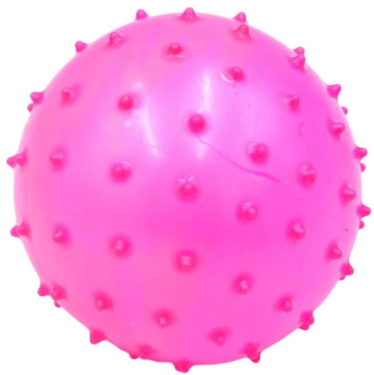 Kamuolys su masažiniais spygliukais, 12 cm - Mėlyna