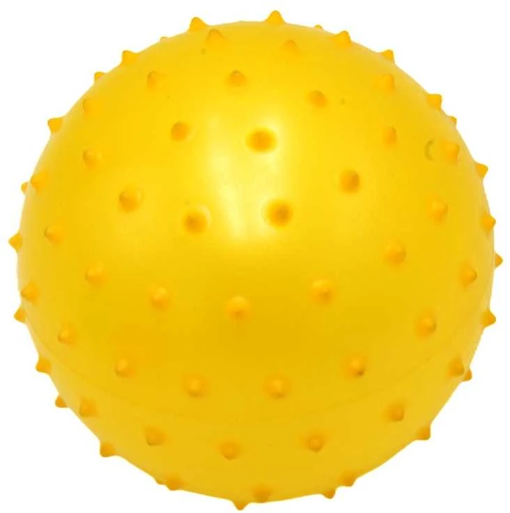 Kamuolys su masažiniais spygliukais, 12 cm - Mėlyna