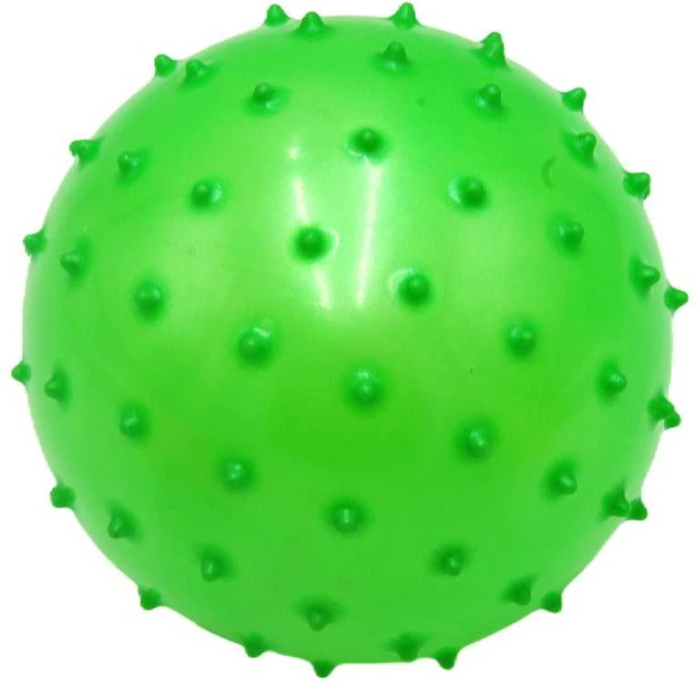 Kamuolys su masažiniais spygliukais, 12 cm - Mėlyna