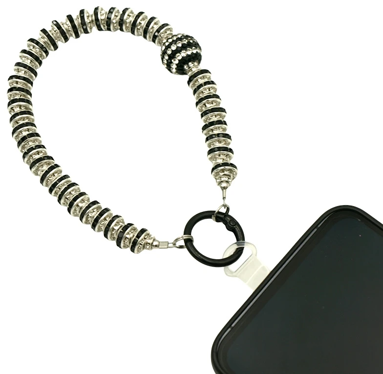 Karoliukų dirželis telefonui ant riešo, 14 cm