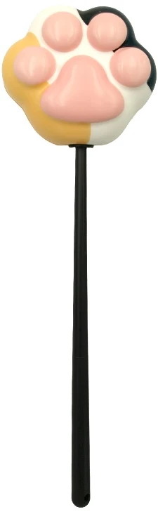 Katino letenėlė ant pagaliuko, 35 cm - Juoda