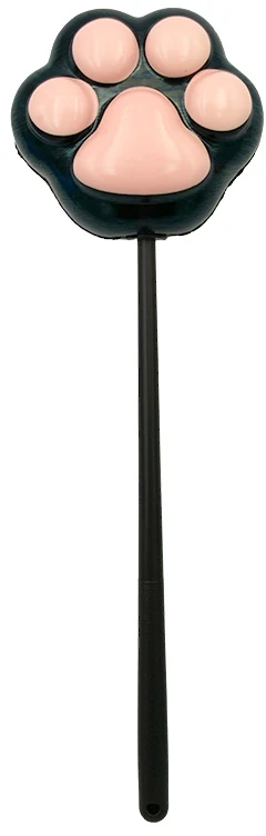 Katino letenėlė ant pagaliuko, 35 cm - Mėlyna