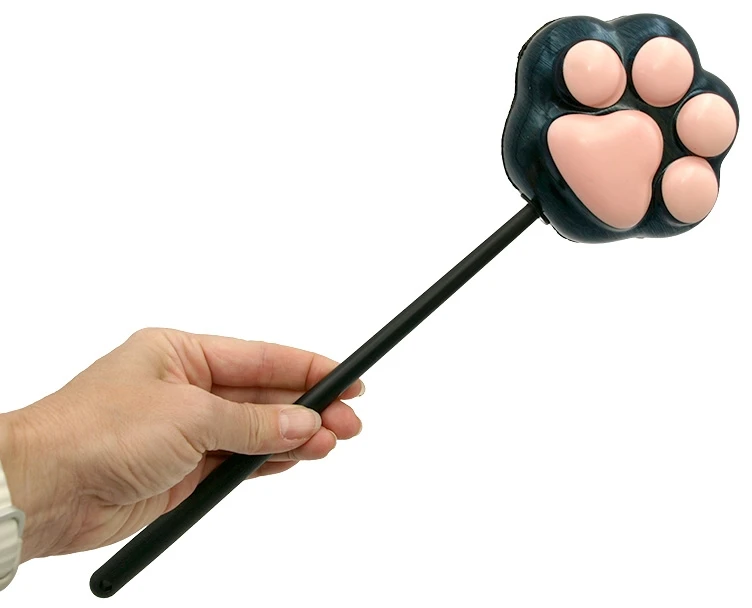 Katino letenėlė ant pagaliuko, 35 cm - Mėlyna