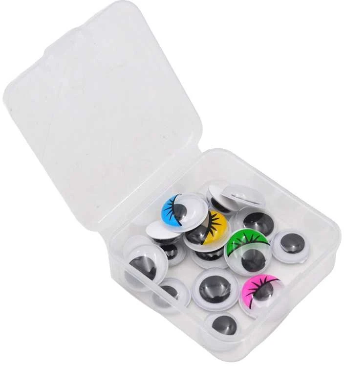 Klijuojamos judančios akytės (Googly Eyes), apie 20 vnt.