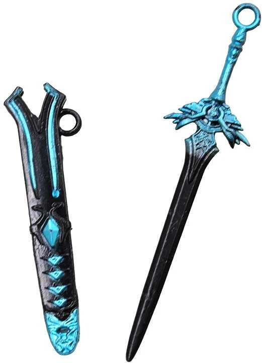 Kolekciniai Fantasy kardai, 10 cm - Žalia