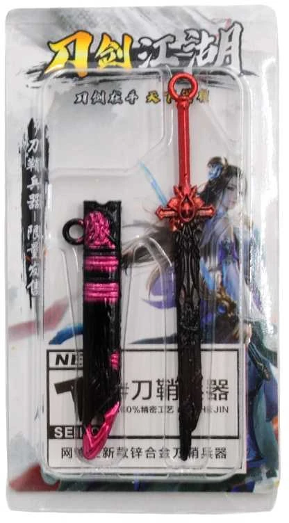 Kolekciniai Fantasy kardai, 10 cm - Žydra