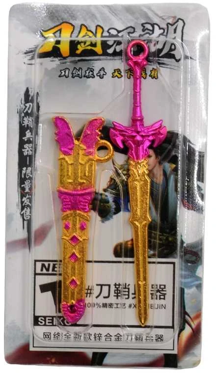 Kolekciniai Fantasy kardai, 10 cm - Žydra