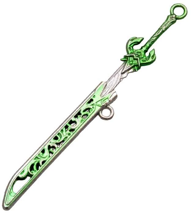 Kolekciniai Fantasy kardai, 10 cm - Žydra