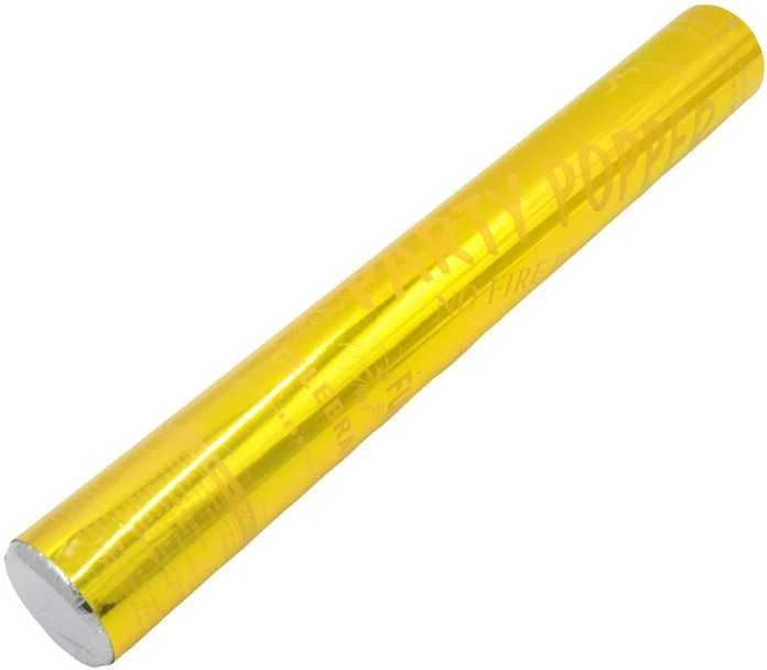 Konfeti patranka su auksiniais burbuliukais, 38 cm