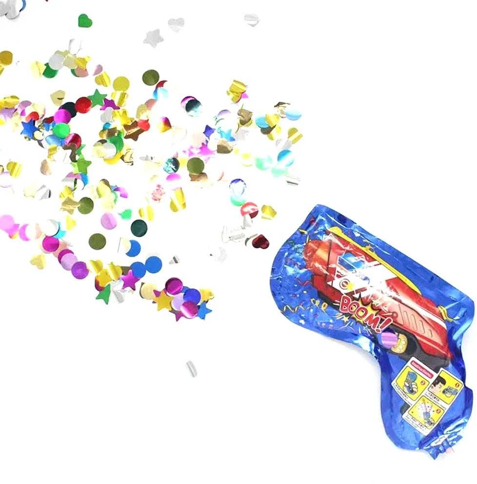 Konfeti šautuvas patranka, girliandos